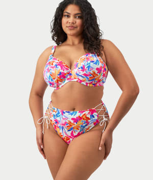 Plus Size Savaneta Plunge Bikini Top: undefined