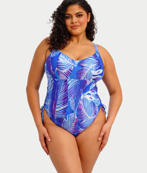 Plus Size Maluku Island Wire-Free One-Piece: undefined