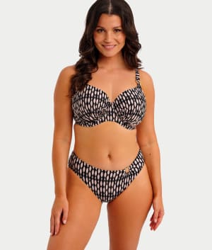 Shell Bay Gather Full Cup Bikini Top: undefined