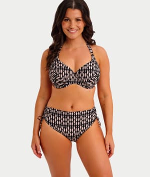 Shell Bay High-Waist Bikini Bottom: undefined
