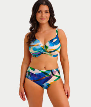 Molokai Shores High-Waist Bikini Bottom: undefined