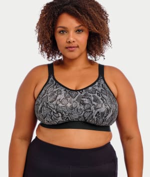 High Impact Wire-Free Sports Bra: undefined