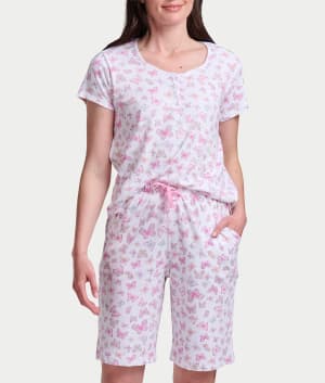 Bermuda Knit Pajama Set: undefined