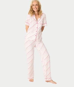 Day Dreams Modal Knit Pajama Set: undefined