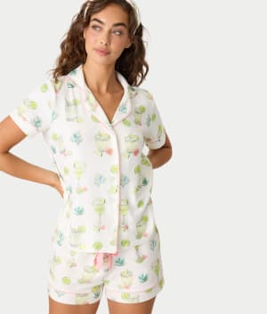 Limes & Sunshine 3-Piece Knit Pajama Set: undefined