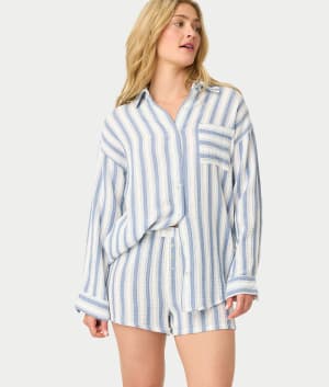 Back From The Beach Gauze Lounge Set: undefined