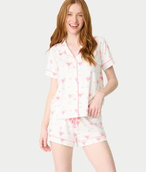 Tini Time Drinks 3-Piece Knit Pajama Set: undefined