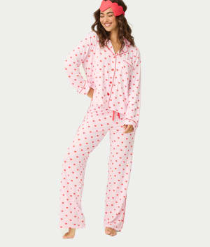 Wildest Dreams 3-Piece Modal Knit Pajama Set: undefined