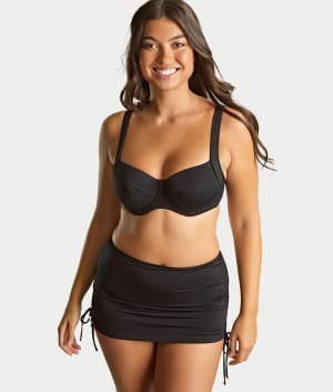 Signature Olivia Underwire Balcony Bikini Top: undefined