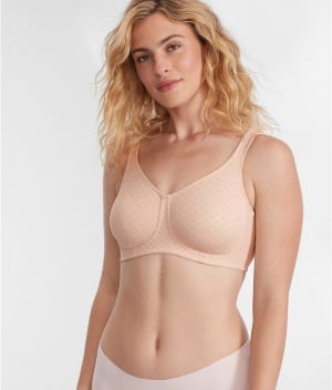 Lisa Mastectomy Wire-Free Comfort Bra: undefined