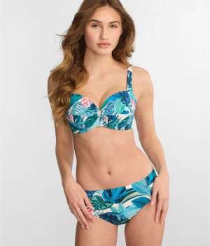 Submarine Blue Elna Bikini Top: undefined