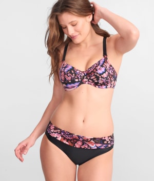 Retro Butterfly Smilla Bikini Top: undefined