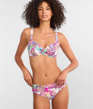 Hermine Twist-Front Bikini Top: undefined