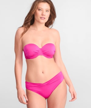 Shiny Basics Catalina Bandeau Bikini Top: undefined