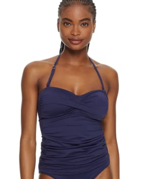 Live In Color Twist Bandini Top: undefined