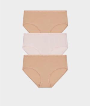 The Easy Everyday Cotton Hipster 3-Pack: undefined