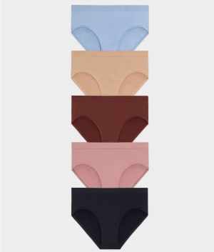The Easy Everyday Seamless Hipster 5-Pack: undefined