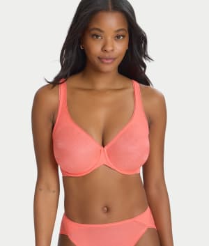 Everyday Essential Shimmer Unlined Plunge Bra: undefined