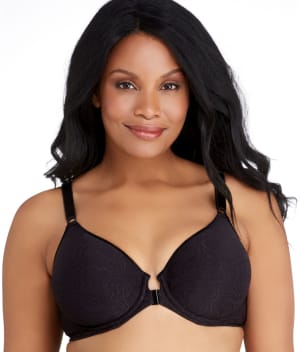 Comfort Revolution Front-Close T-Shirt Bra: undefined