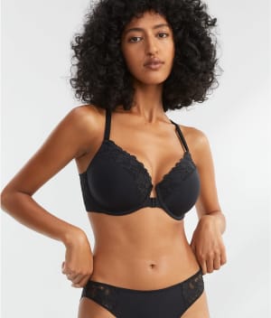 The Effortless Front-Close Lace Bra: undefined
