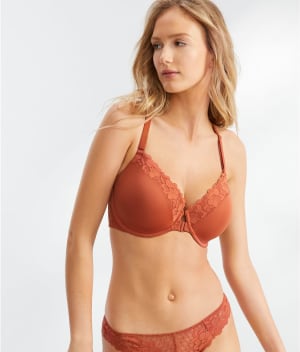The Effortless Front-Close Lace Bra: undefined