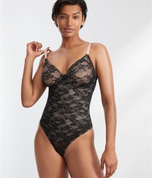 The Smoothing Lace Bodysuit: undefined
