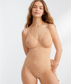 The Smoothing Lace Bodysuit: undefined