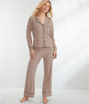 The Cooling Piped Pajama Set: undefined