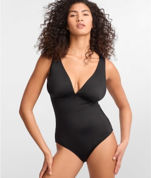 The Slimming Plunge One-Piece: undefined