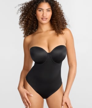 Shaping Strapless Bodysuit: undefined