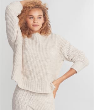 Callie Knit Lounge Sweater: undefined