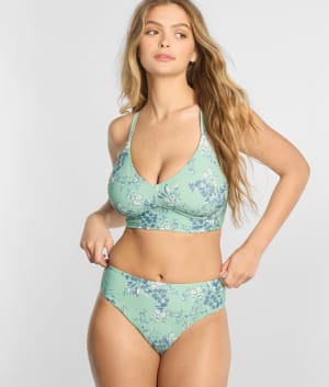Longline Underwire Bikini Top: undefined