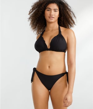 Cheeky Side Tie Bikini Bottom: undefined