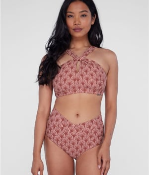 High-Neck Bikini Top: undefined