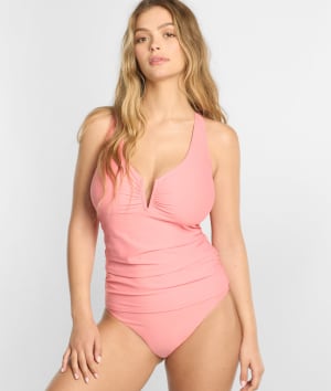 V Front Underwire Tankini Top: undefined