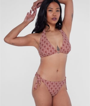 Cheeky Side Tie Bikini Bottom: undefined