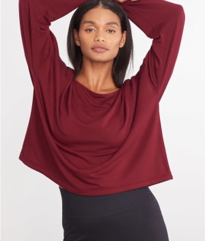 Activewear Everywhere Cinched Hem Top: undefined