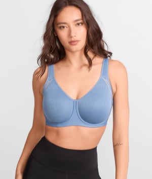 Workout to Weekend Medium Impact Spacer Sports Bra: undefined