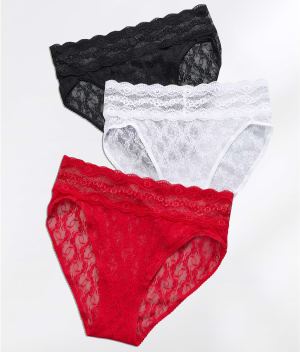 Lace Kiss Hi-Cut Brief 3-Pack: undefined
