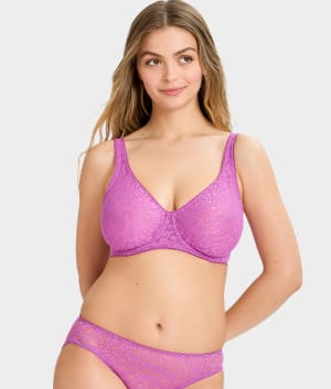 All Over Lace Bra: undefined