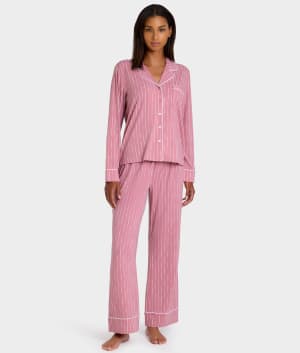 The Cooling Piped Pajama Set: undefined