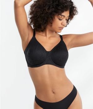 Jacqueline Jacquard Minimizer Bra: undefined