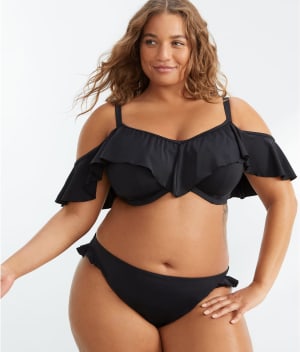 Plain Sailing Hi-Cut Bikini Bottom: undefined