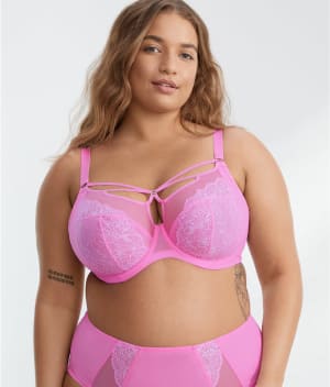 Brianna Cage Plunge Bra: undefined