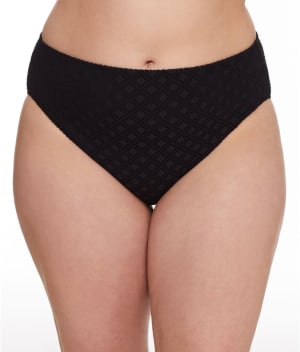 Plus Size Bazaruto Mid-Rise Bikini Bottom: undefined