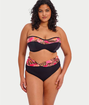Plus Size Cabana Nights Twist Bikini Bottom: undefined