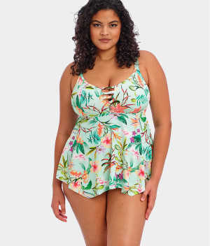 Plus Size Sunshine Cove Tankini Top: undefined