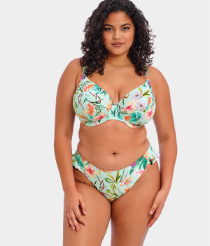 Plus Size Sunshine Cove Hi-Cut Bikini Bottom: undefined