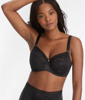 Fusion Lace Side Support Bra: undefined