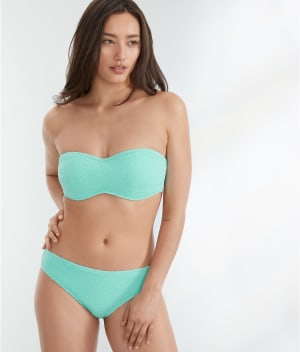 Ibiza Waves Bandeau Bikini Top: undefined